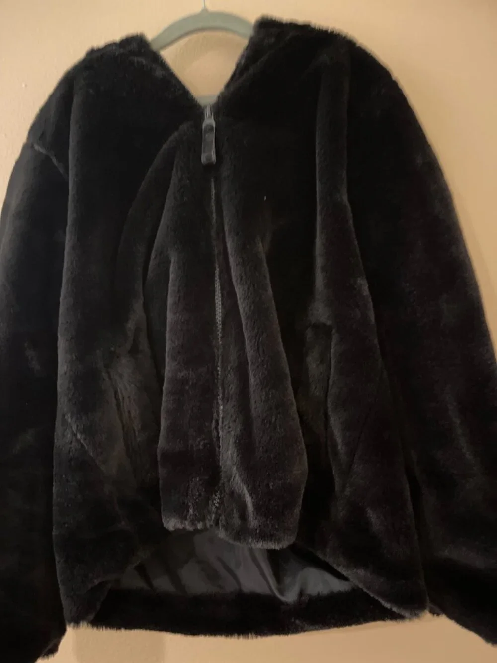 Cat & Jack Black Fleece Hooded Jacket